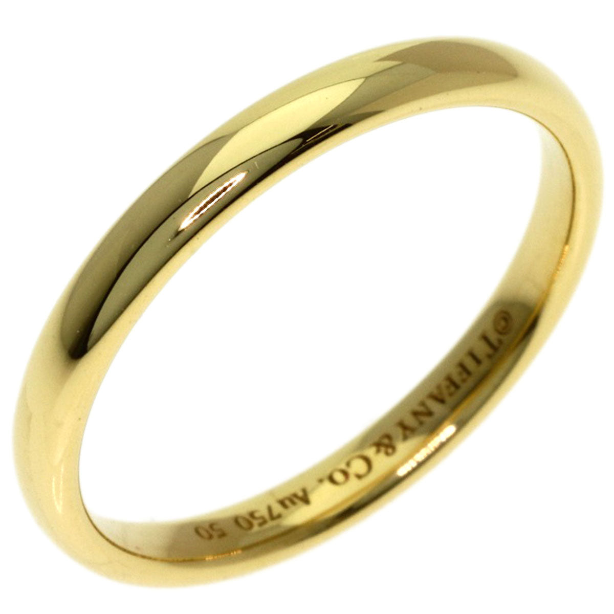 TIFFANY&Co. wedding Ring K18 Yellow Gold Ladies [Used]