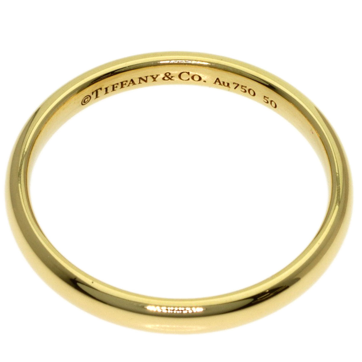 TIFFANY&Co. wedding Ring K18 Yellow Gold Ladies [Used]