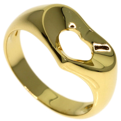 TIFFANY&Co. Open heart Ring K18 Yellow Gold Ladies [Used]