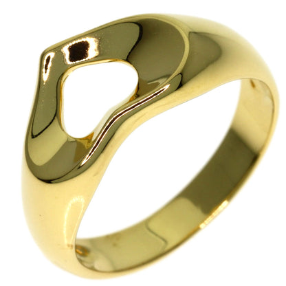 TIFFANY&Co. Open heart Ring K18 Yellow Gold Ladies [Used]