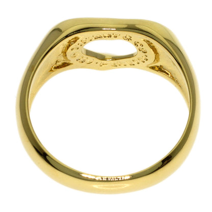 TIFFANY&Co. Open heart Ring K18 Yellow Gold Ladies [Used]