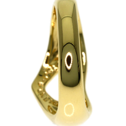 TIFFANY&Co. Open heart Ring K18 Yellow Gold Ladies [Used]