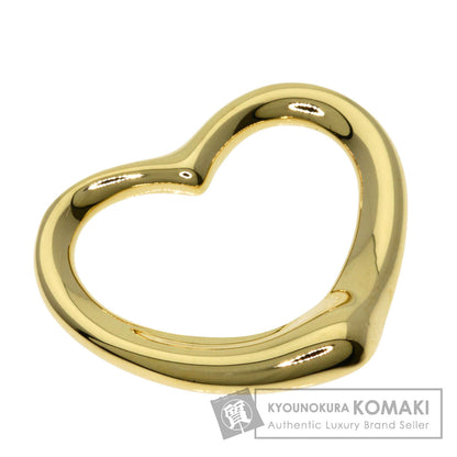 TIFFANY&Co. Open heart Pendant top K18 Yellow Gold Ladies [Used]