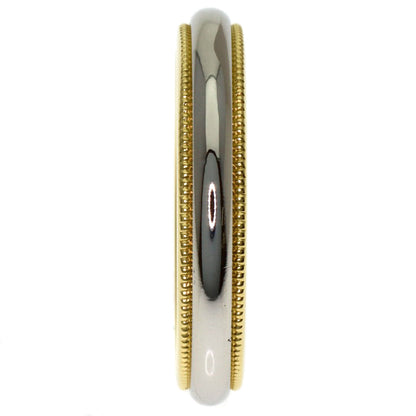 TIFFANY&Co. Milgrain Ring Platinum PT950 18K Yellow GoldLadies [Used]