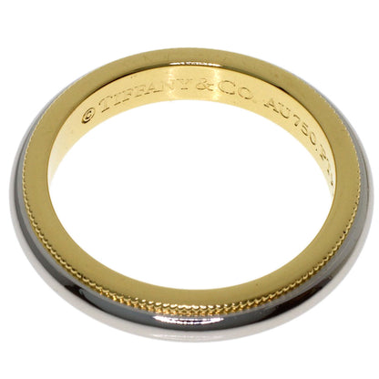 TIFFANY&Co. Milgrain Ring Platinum PT950 18K Yellow GoldLadies [Used]