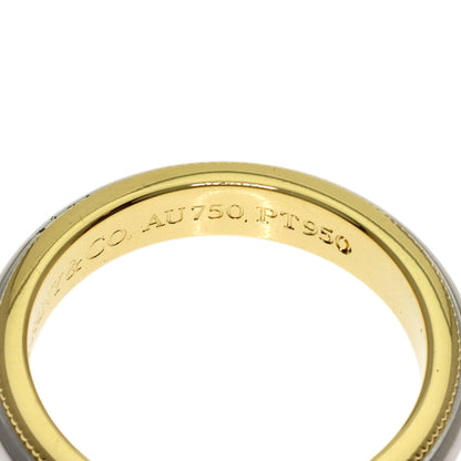 TIFFANY&Co. Milgrain Ring Platinum PT950 18K Yellow GoldLadies [Used]