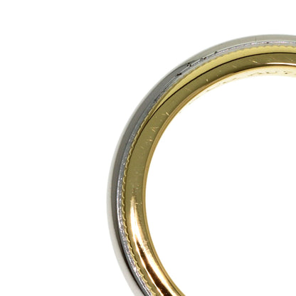 TIFFANY&Co. Milgrain Ring Platinum PT950 18K Yellow GoldLadies [Used]