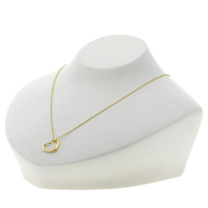 TIFFANY&Co. Open heart Necklace K18 Yellow Gold Ladies [Used]