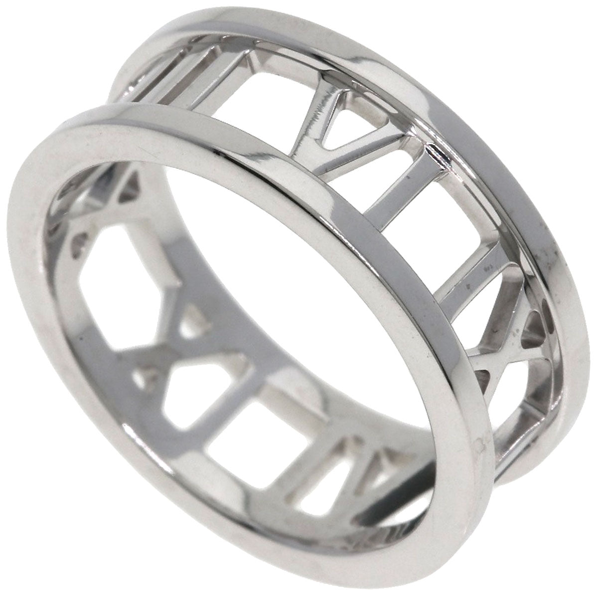 TIFFANY&Co. open atlas Ring K18 White Gold Ladies [Used]