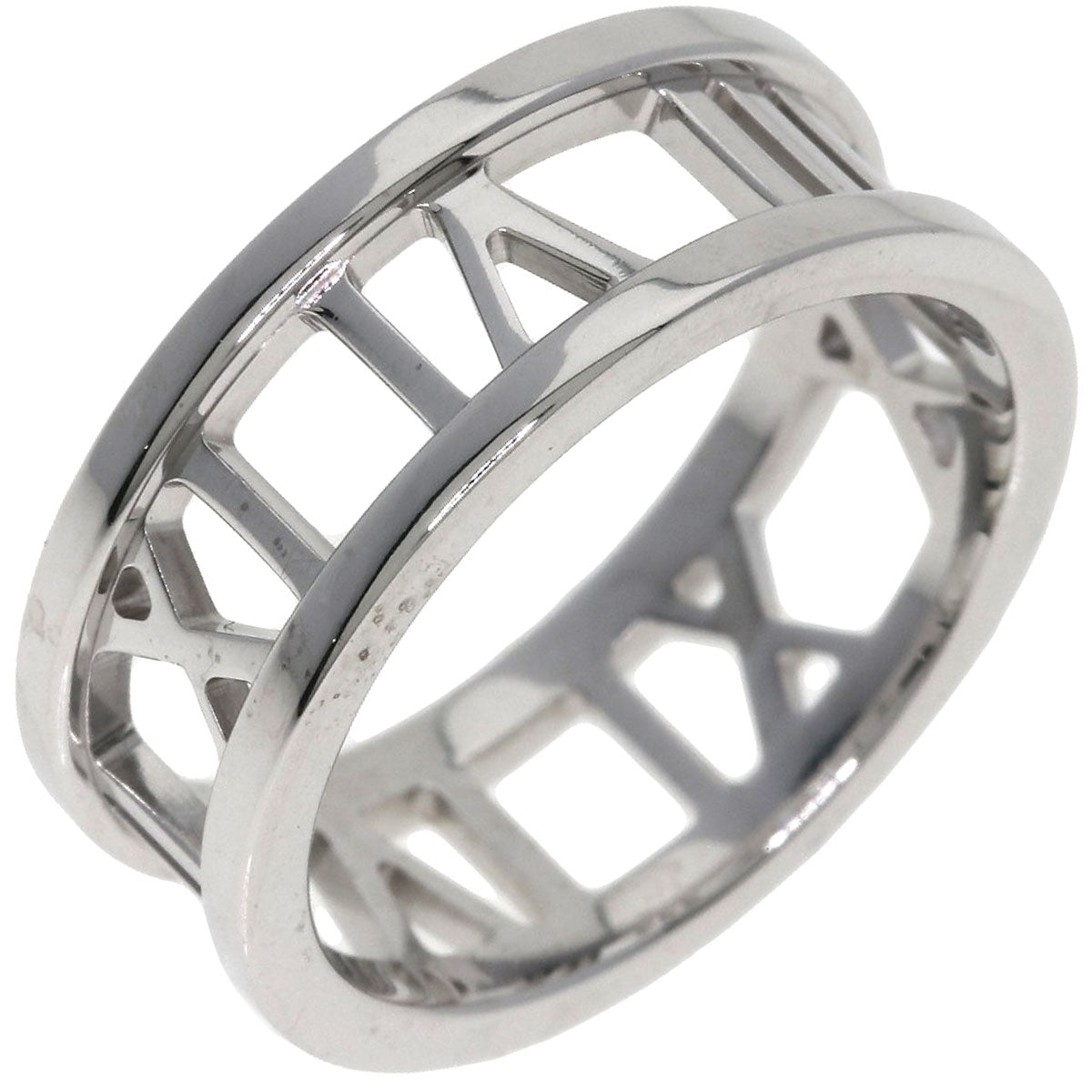 TIFFANY&Co. open atlas Ring K18 White Gold Ladies [Used]
