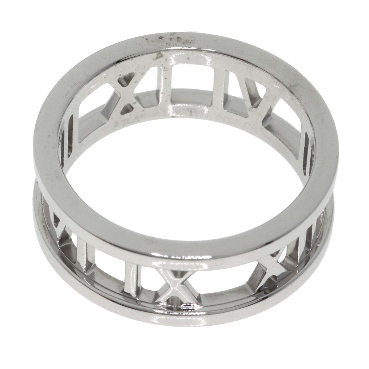 TIFFANY&Co. open atlas Ring K18 White Gold Ladies [Used]