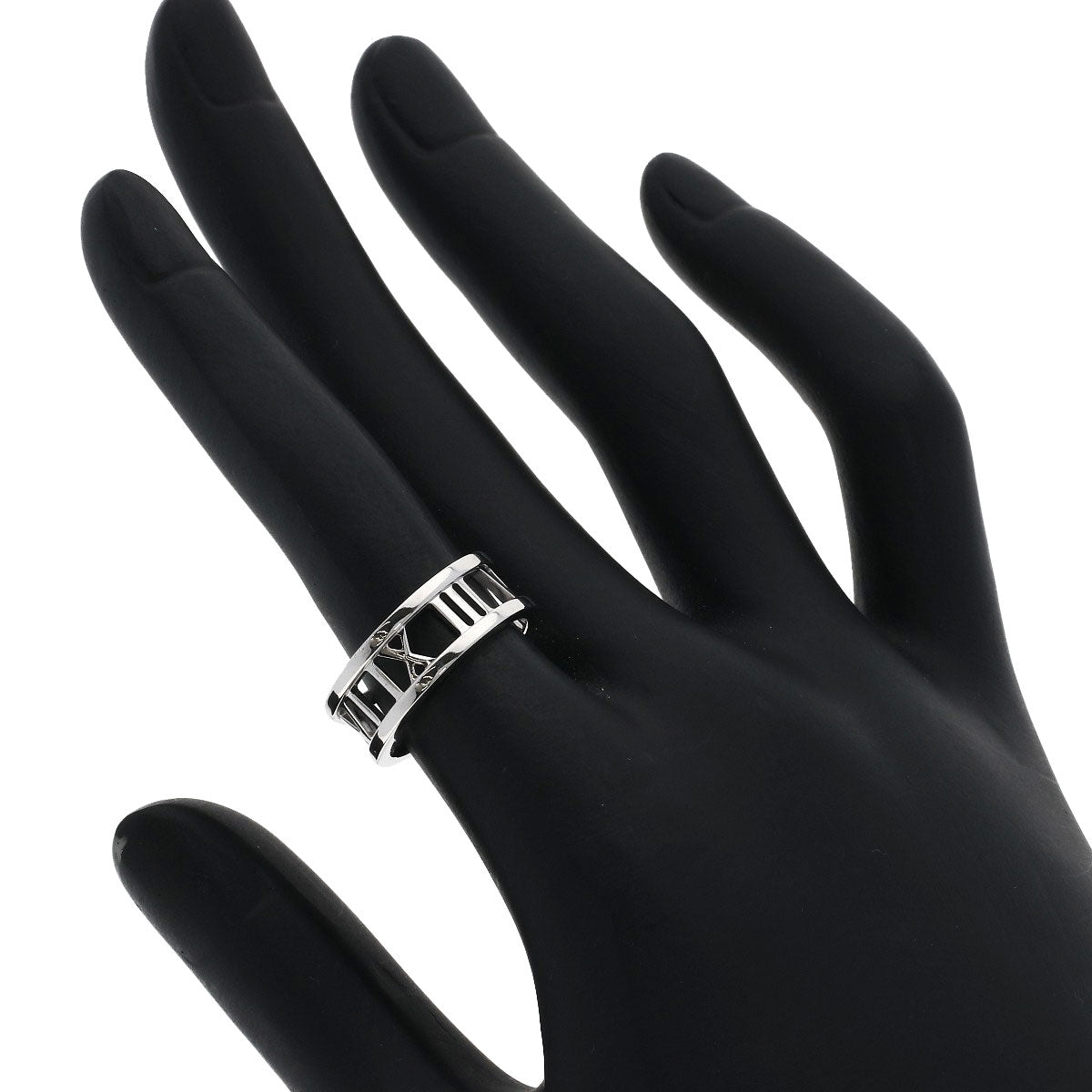 TIFFANY&Co. open atlas Ring K18 White Gold Ladies [Used]