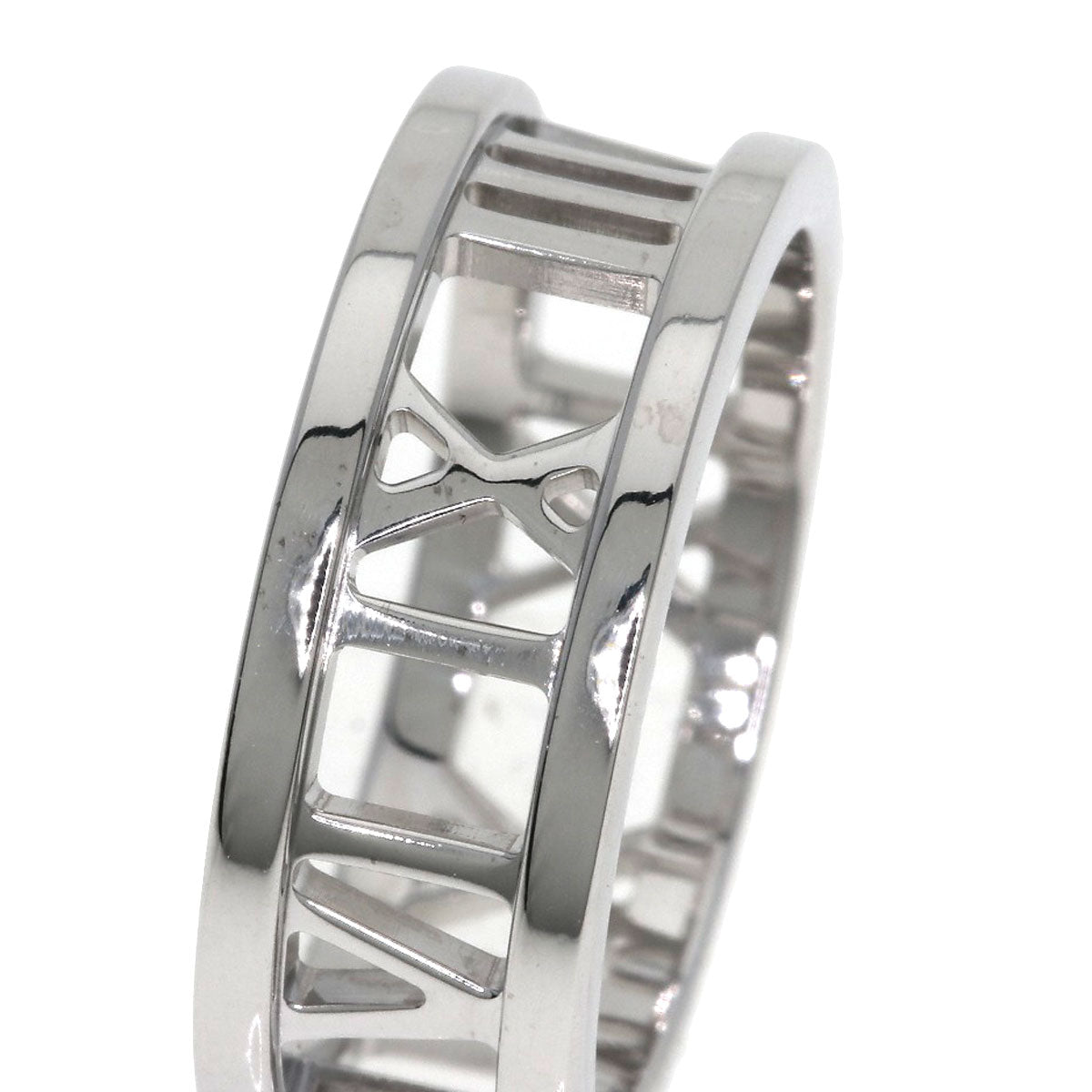 TIFFANY&Co. open atlas Ring K18 White Gold Ladies [Used]