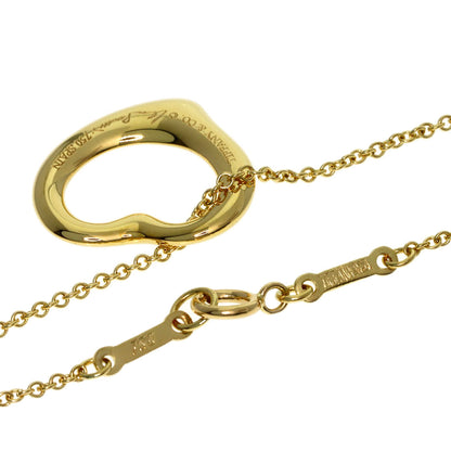 TIFFANY&Co. Open heart Necklace K18 Yellow Gold Ladies [Used]