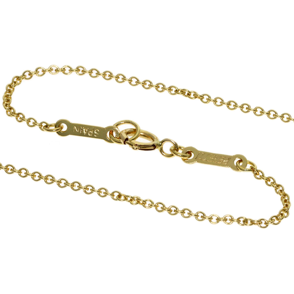 TIFFANY&Co. Open heart Necklace K18 Yellow Gold Ladies [Used]