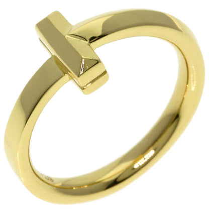 TIFFANY&Co. T One Narrow Ring K18 Yellow Gold Ladies [Used]