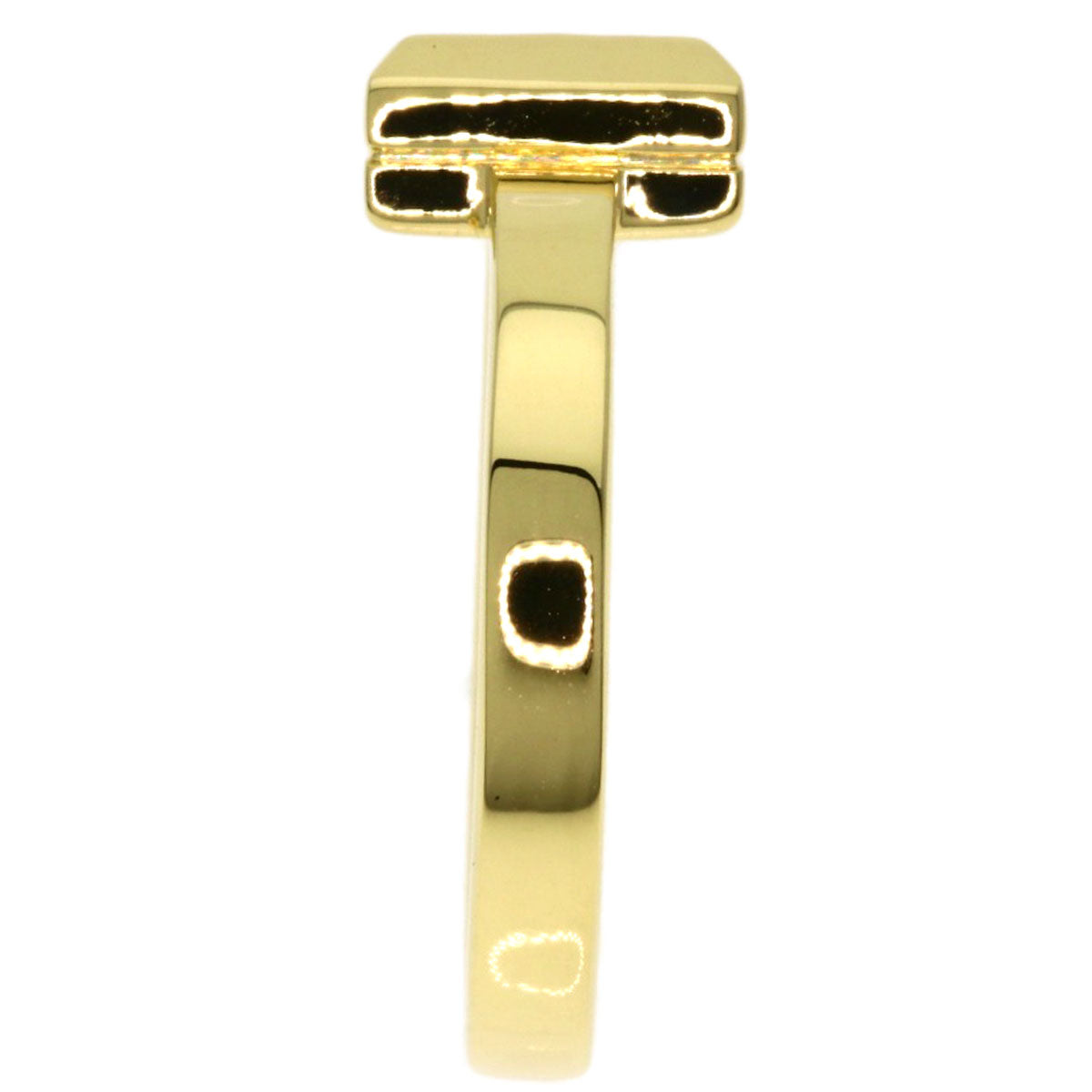 TIFFANY&Co. T One Narrow Ring K18 Yellow Gold Ladies [Used]