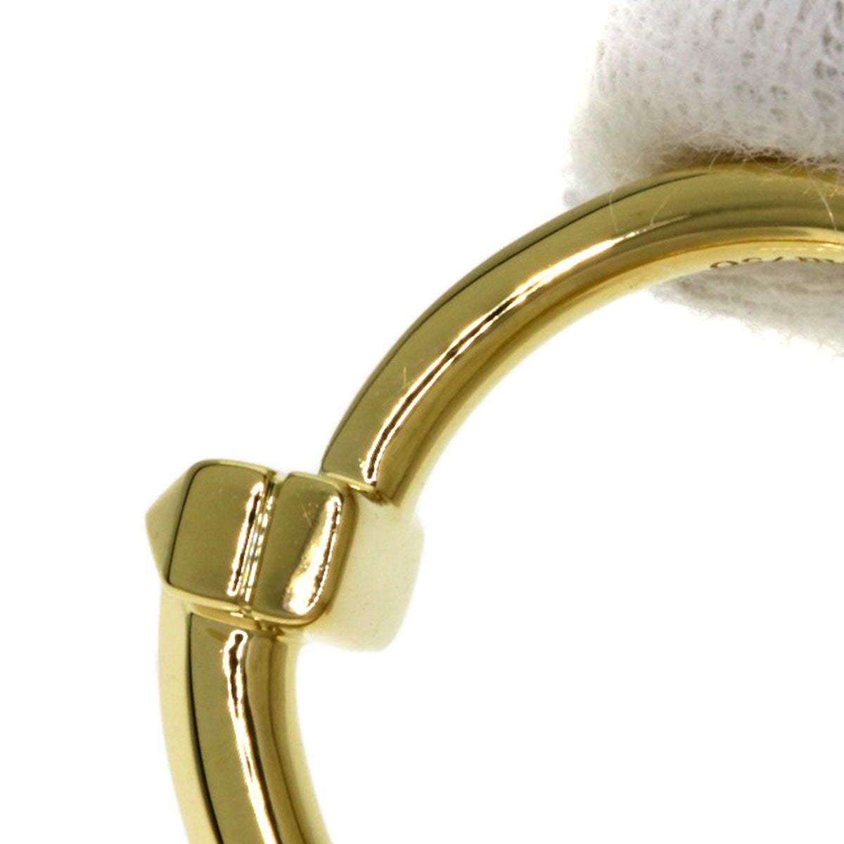 TIFFANY&Co. T One Narrow Ring K18 Yellow Gold Ladies [Used]