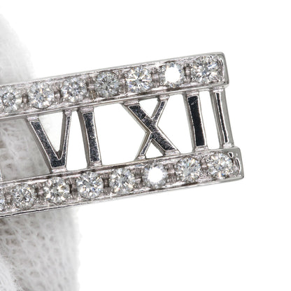 TIFFANY&Co. Atlas bar Diamond Necklace K18 White Gold Ladies [Used]