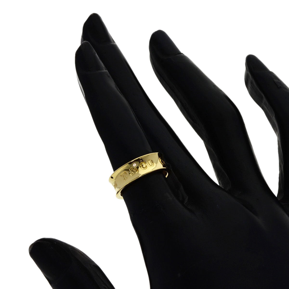 TIFFANY&Co. 1837 Ring K18 Yellow Gold Ladies [Used]