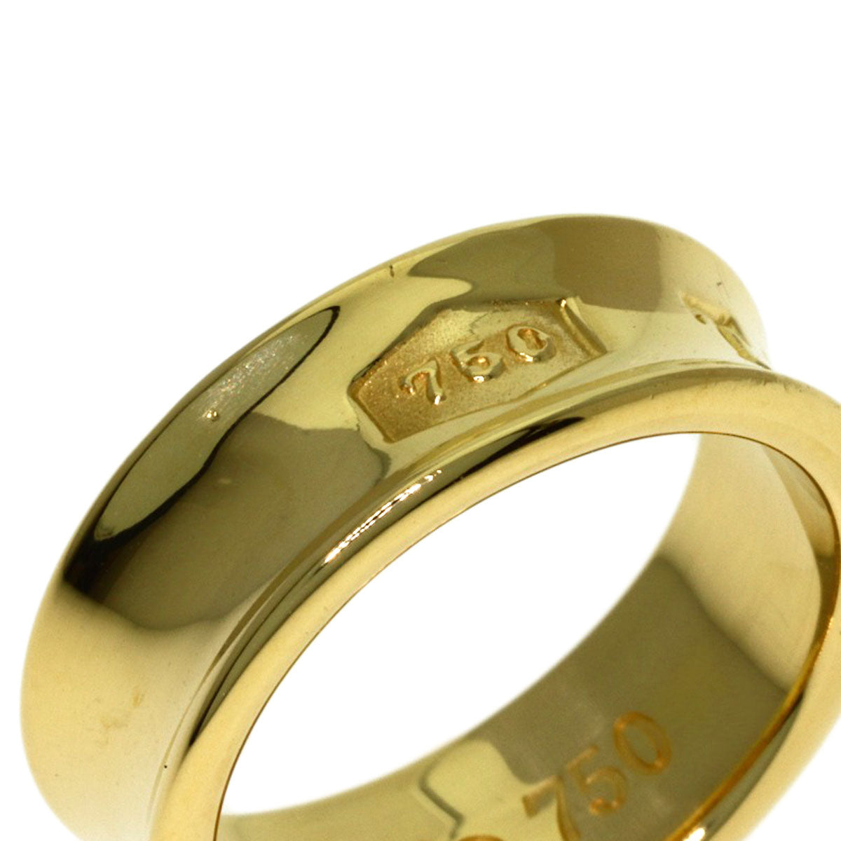 TIFFANY&Co. 1837 Ring K18 Yellow Gold Ladies [Used]