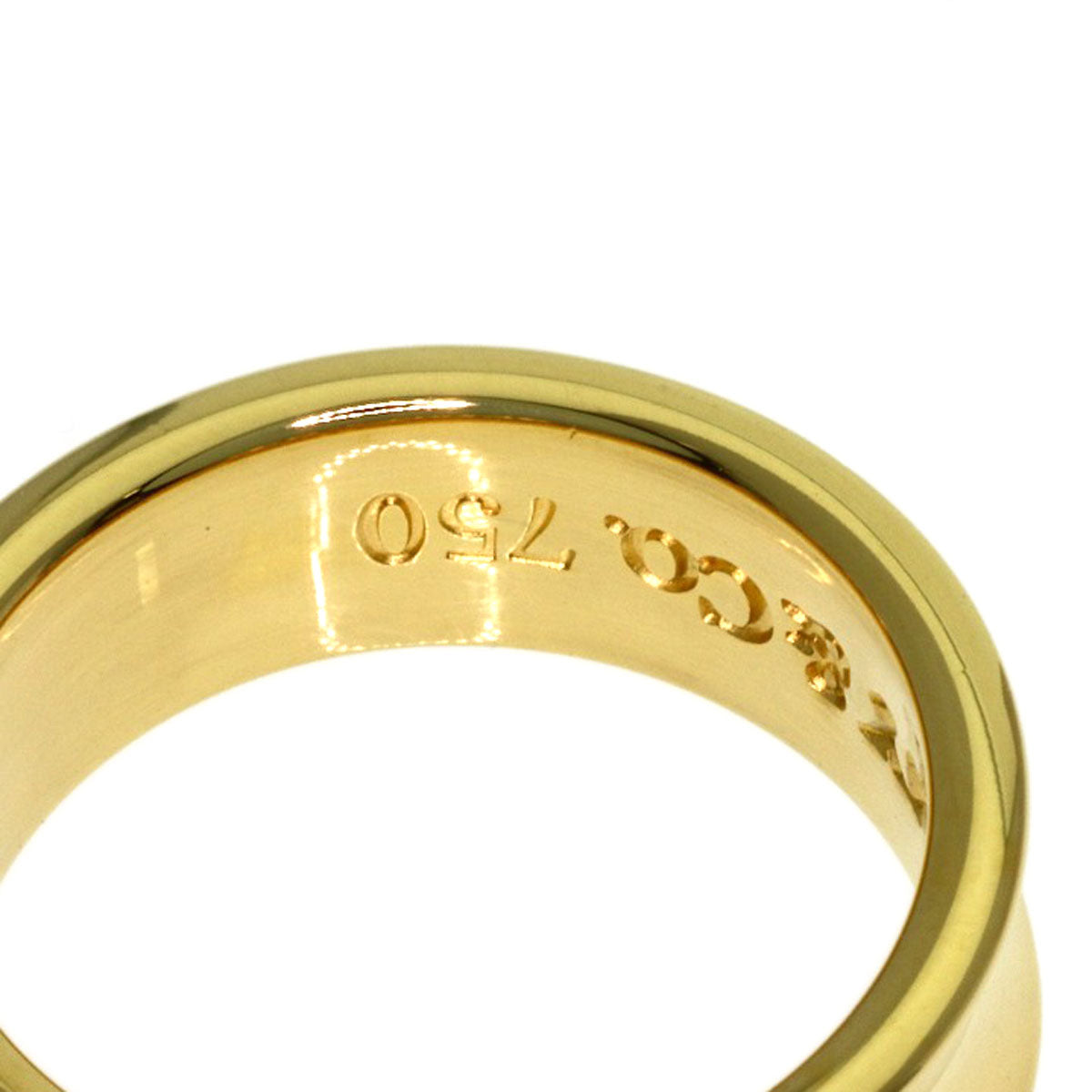 TIFFANY&Co. 1837 Ring K18 Yellow Gold Ladies [Used]