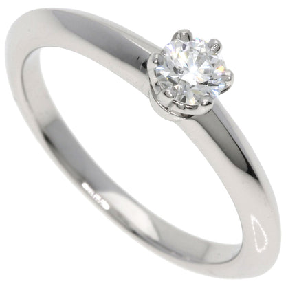 TIFFANY&Co. Solitaire Diamond E-VVS2-VG Ring Platinum PT950 Ladies [Used]
