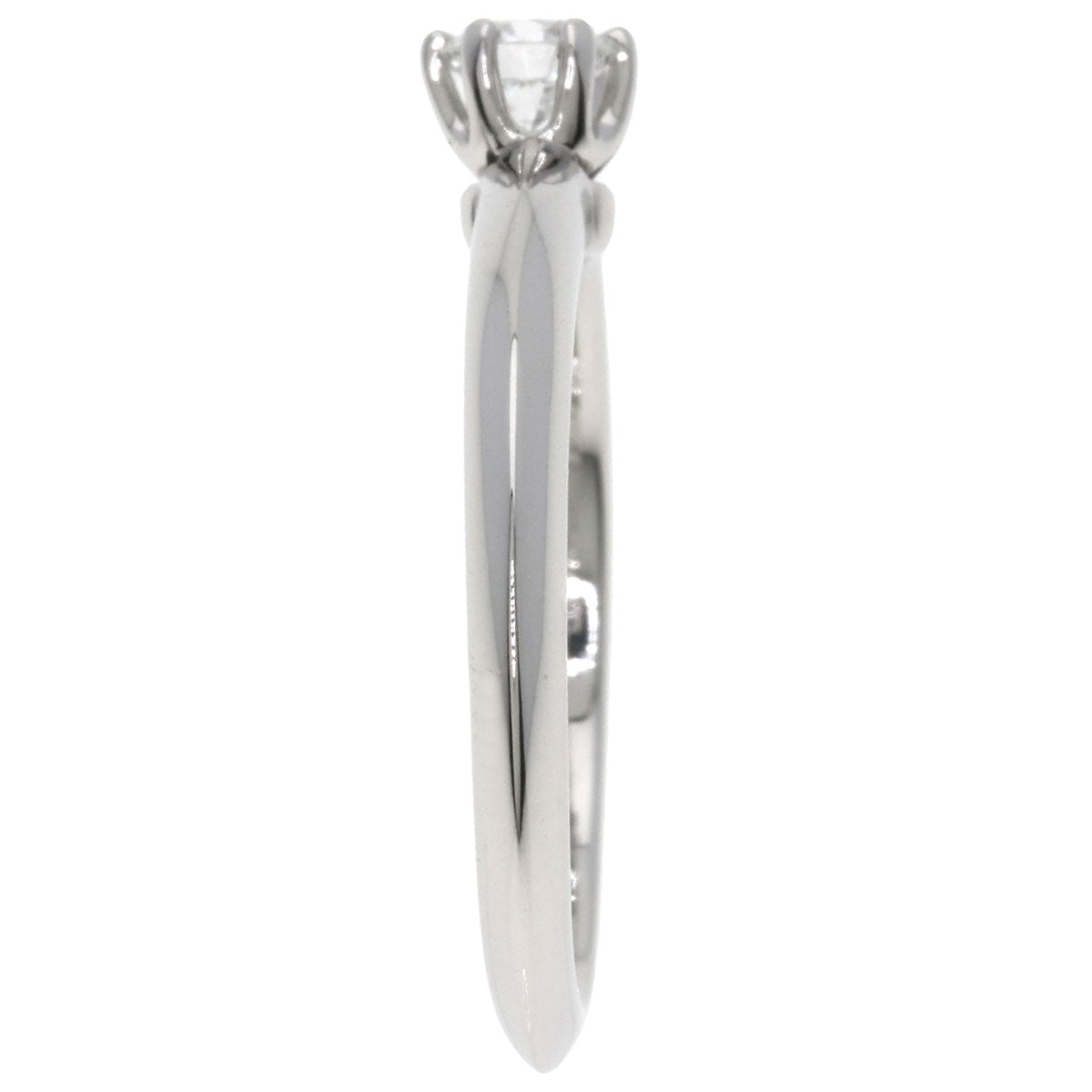 TIFFANY&Co. Solitaire Diamond E-VVS2-VG Ring Platinum PT950 Ladies [Used]