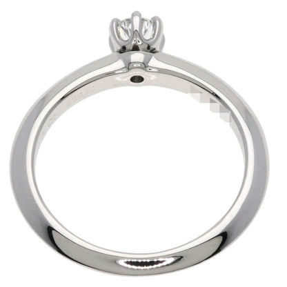TIFFANY&Co. Solitaire Diamond E-VVS2-VG Ring Platinum PT950 Ladies [Used]