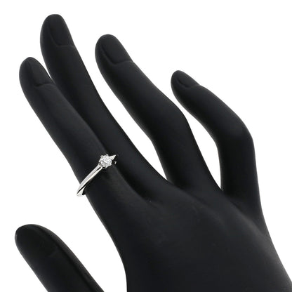 TIFFANY&Co. Solitaire Diamond E-VVS2-VG Ring Platinum PT950 Ladies [Used]