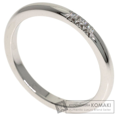 TIFFANY&Co. Forever 3P Diamond Ring Platinum PT950 Ladies [Used]