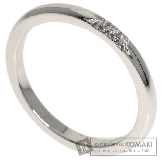 TIFFANY&Co. Forever 3P Diamond Ring Platinum PT950 Ladies [Used]