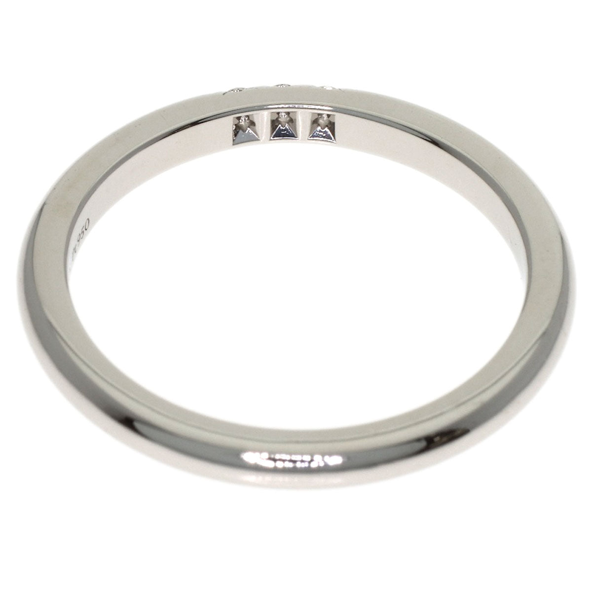 TIFFANY&Co. Forever 3P Diamond Ring Platinum PT950 Ladies [Used]
