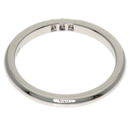 TIFFANY&Co. Forever 3P Diamond Ring Platinum PT950 Ladies [Used]