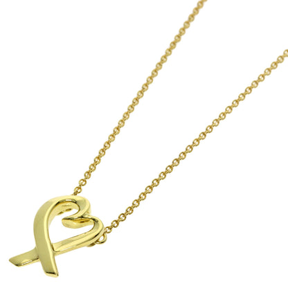 TIFFANY&Co. Loving heart Necklace K18 Yellow Gold Ladies [Used]
