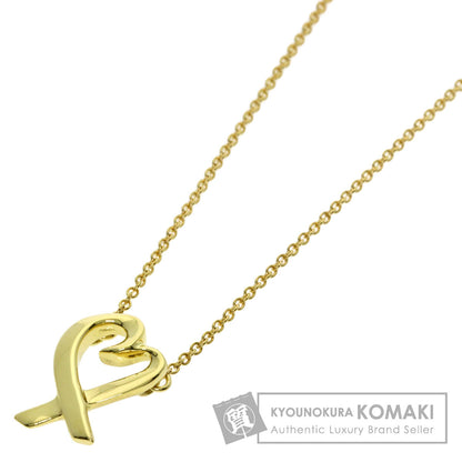 TIFFANY&Co. Loving heart Necklace K18 Yellow Gold Ladies [Used]