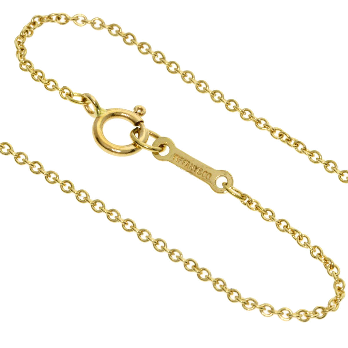 TIFFANY&Co. Loving heart Necklace K18 Yellow Gold Ladies [Used]