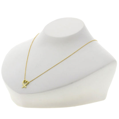 TIFFANY&Co. Loving heart Necklace K18 Yellow Gold Ladies [Used]