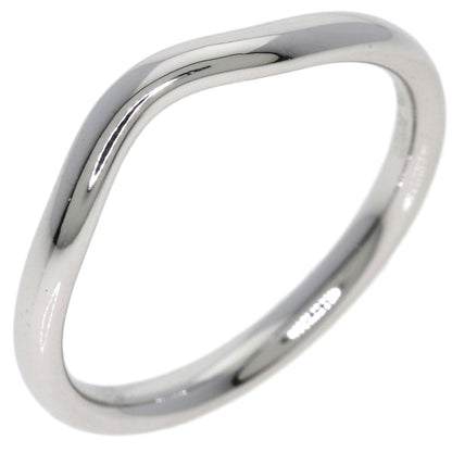 TIFFANY&Co. Curved band Ring Platinum PT950 Ladies [Used]