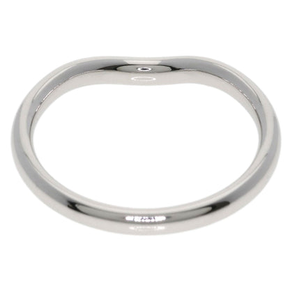 TIFFANY&Co. Curved band Ring Platinum PT950 Ladies [Used]