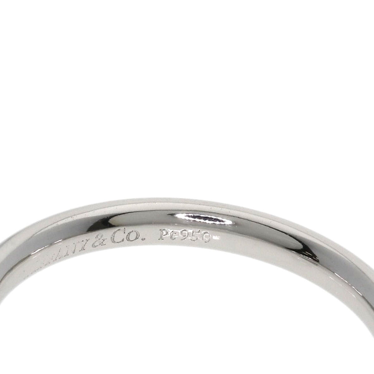 TIFFANY&Co. Curved band Ring Platinum PT950 Ladies [Used]