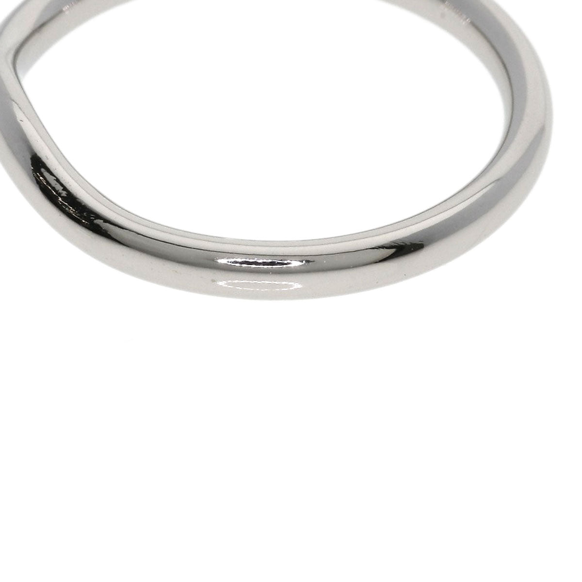 TIFFANY&Co. Curved band Ring Platinum PT950 Ladies [Used]