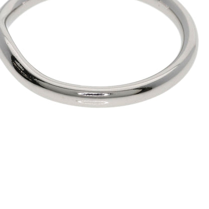 TIFFANY&Co. Curved band Ring Platinum PT950 Ladies [Used]
