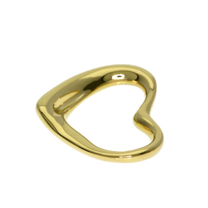 TIFFANY&Co. Open heart Pendant top K18 Yellow Gold Ladies [Used]