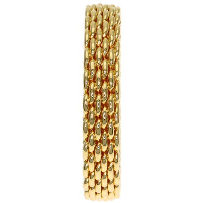 TIFFANY&Co. Somerset mesh Ring K18 Yellow Gold Ladies [Used]