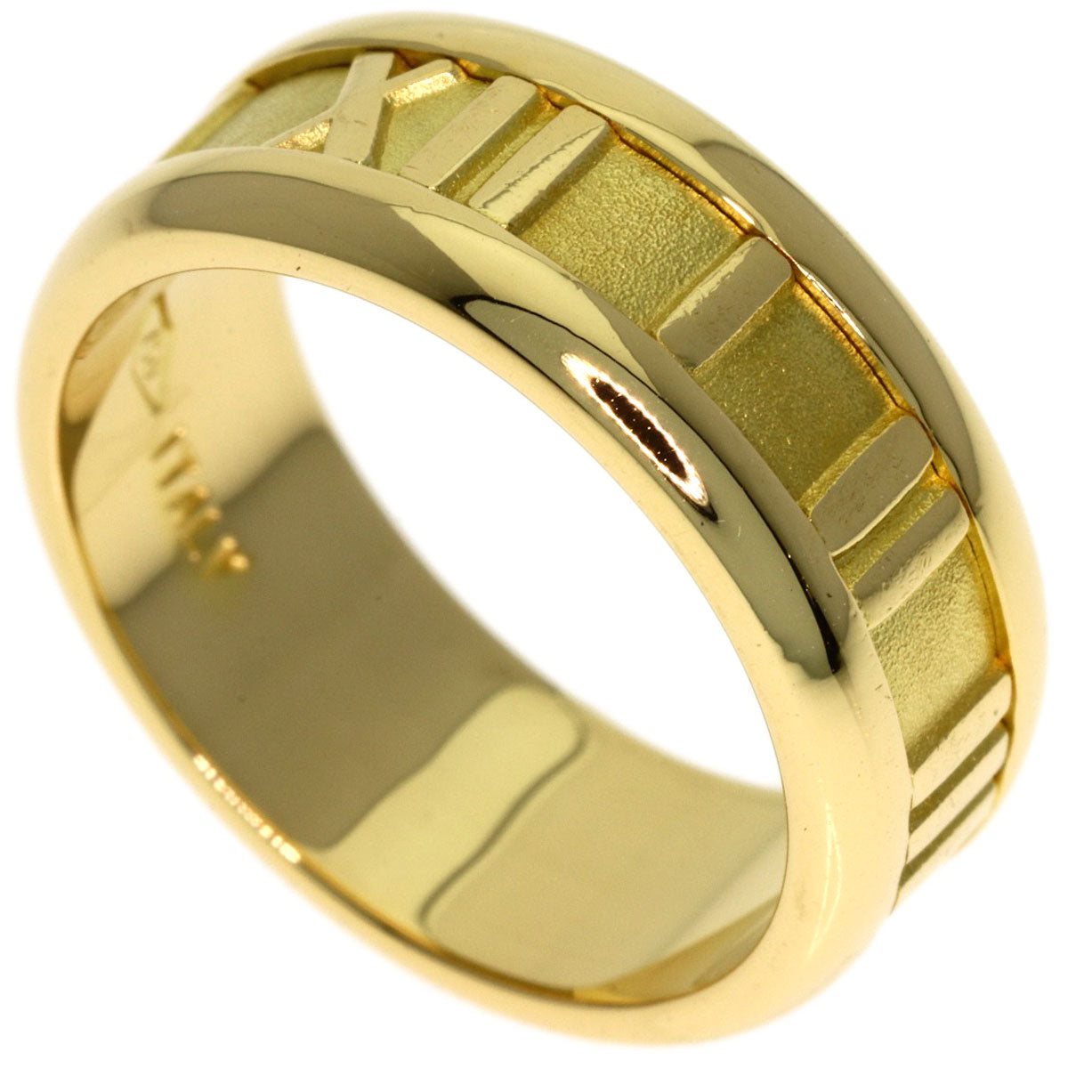 TIFFANY&Co. Atlas Ring K18 Yellow Gold Ladies [Used]