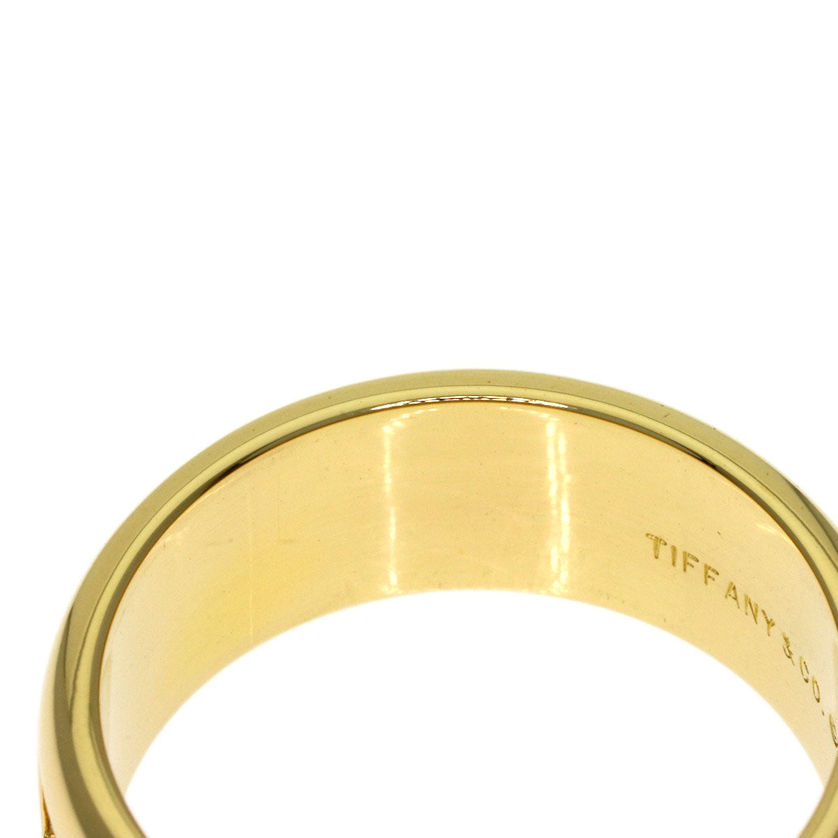 TIFFANY&Co. Atlas Ring K18 Yellow Gold Ladies [Used]