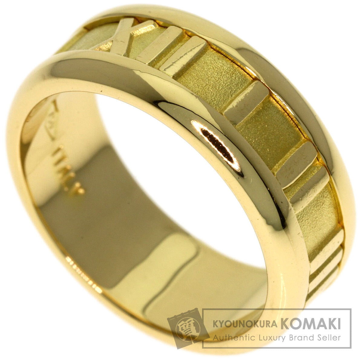 TIFFANY&Co. Atlas Ring K18 Yellow Gold Ladies [Used]