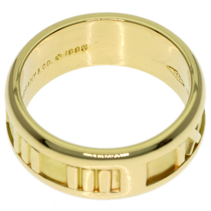 TIFFANY&Co. Atlas Ring K18 Yellow Gold Ladies [Used]