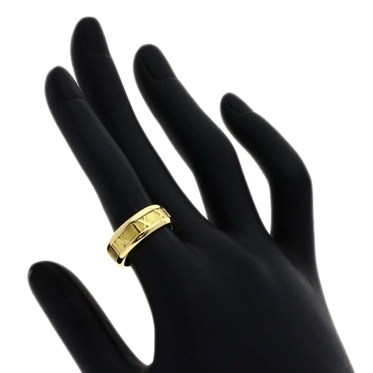 TIFFANY&Co. Atlas Ring K18 Yellow Gold Ladies [Used]